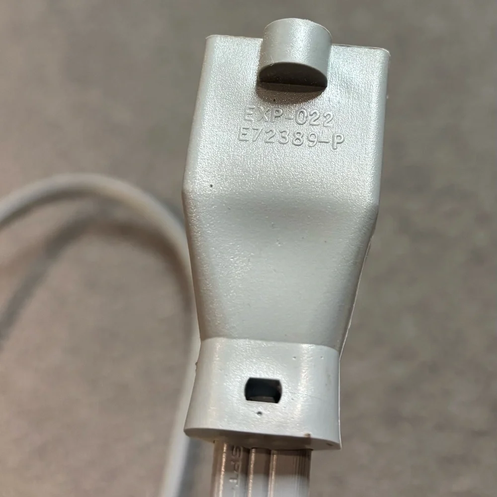 8ft Heavy Computer Printer Power Cord EXP-022 e72389-p Gray